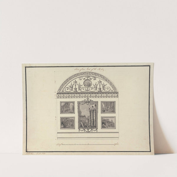 Headfort House, Ireland: Section of One End of the Parlor by Robert Adam