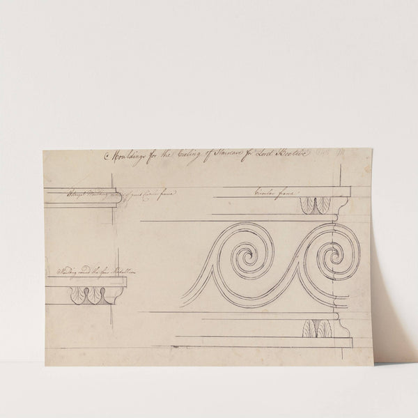 Headfort House: Staircase Moldings by Robert Adam