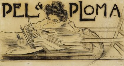 Headpiece for the magazine ‘Pèl i Ploma’ (1899)