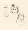 Heads of Children (Kinderköpfe) (1914)