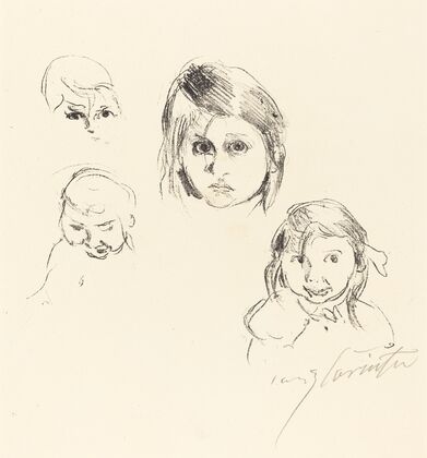 Heads of Children (Kinderköpfe) (1914)