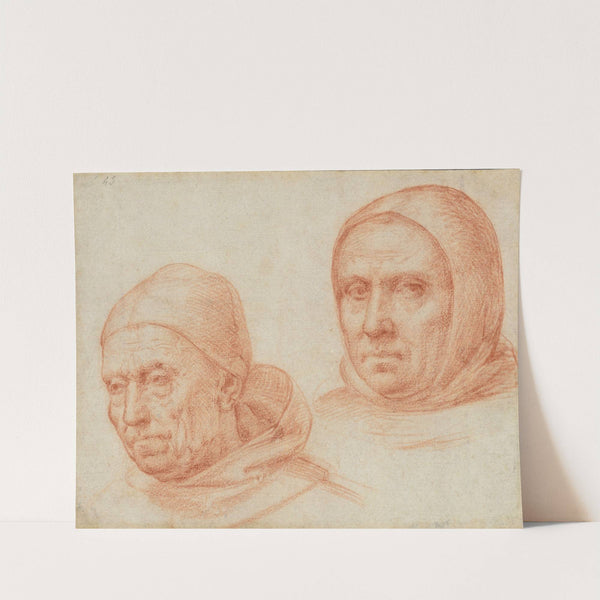 Heads of Two Dominican Friars by Fra Bartolomeo