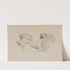 Heads of Two Proboscis Monkeys by James de Carle Sowerby