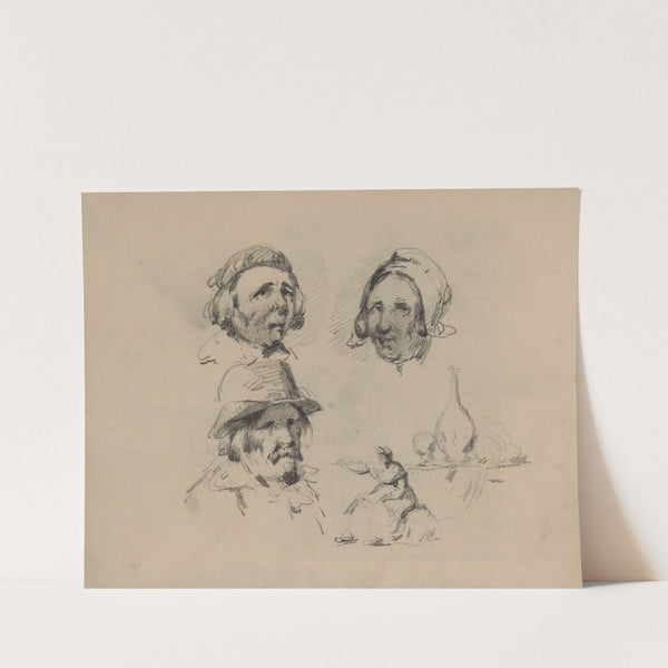 Heads, Still Life by James Ensor