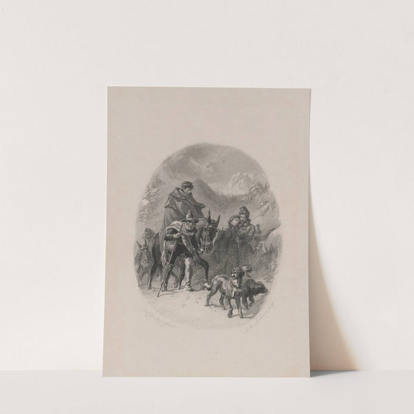 Headsman; St. Bernard, the snowstorm by Robert Hinshelwood