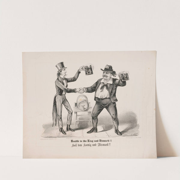 Health to the King and Bismark!! Heil dem Koenig und Bismark!! (1870) by John Cameron