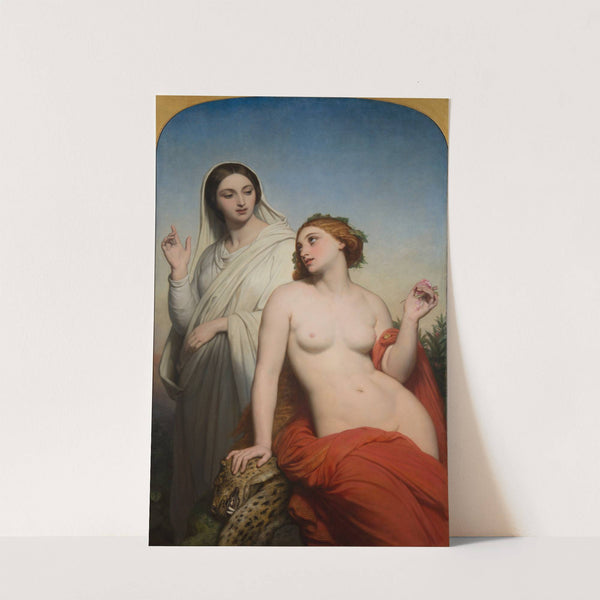 Heavenly and Earthly Love (1850) by Ary Scheffer