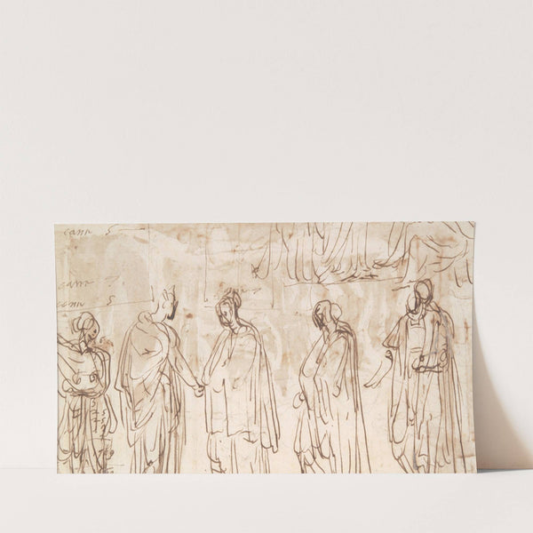 Heavily draped figures (1545–46) by Perino Del Vaga