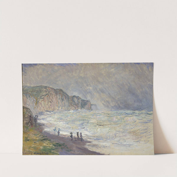 Heavy Sea at Pourville (1897) by Claude Monet