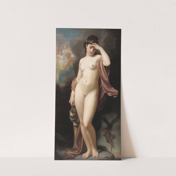 Hebe after the fall by Hugues Merle