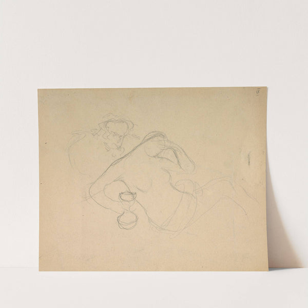 Hebe. Szkic do ilustracji 'Iliady' Homera by Stanisław Wyspiański