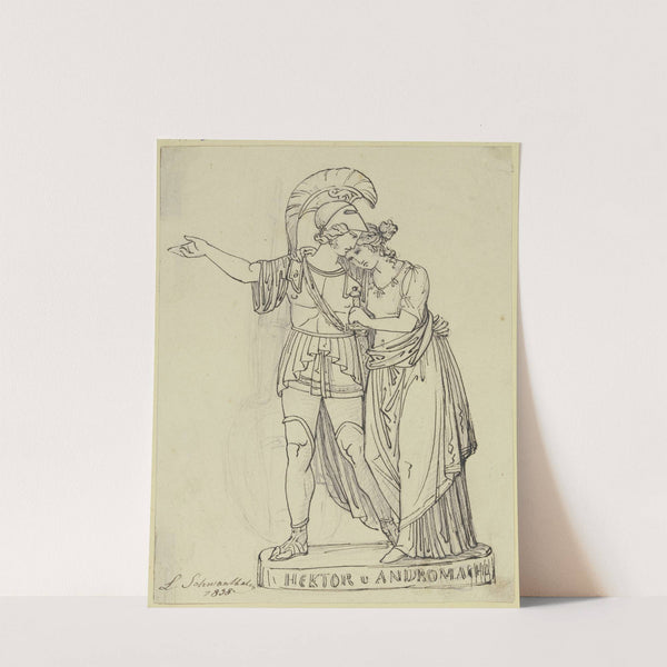 Hector and Andromache by Ludwig Michael Schwanthaler