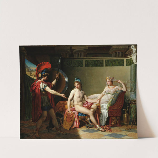 Hector Censuring Helen and Paris (ca. 1820) by Felix Jan Ferdinand Heyndrickx