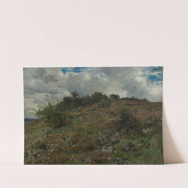 Heidelandschaft bei Klein-Sassen in der Rhön by Albert Lang