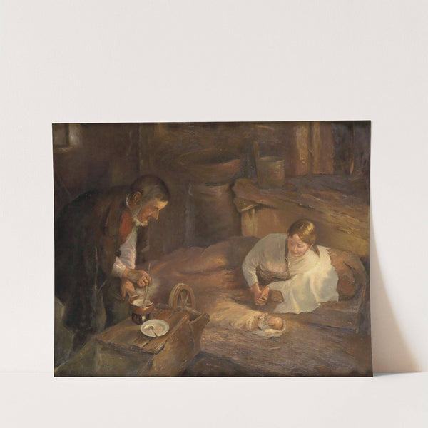 Heilige Nacht by Fritz von Uhde