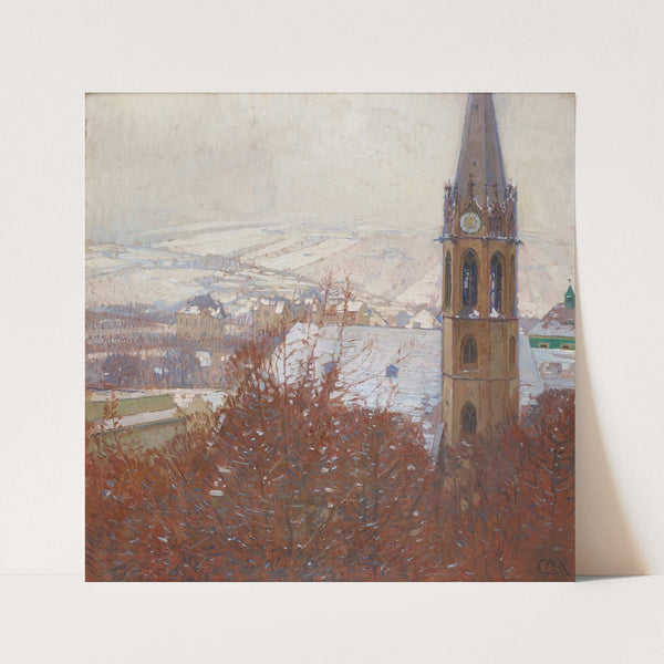 Heiligenstadt im Schnee (1904-1905) by Carl Moll