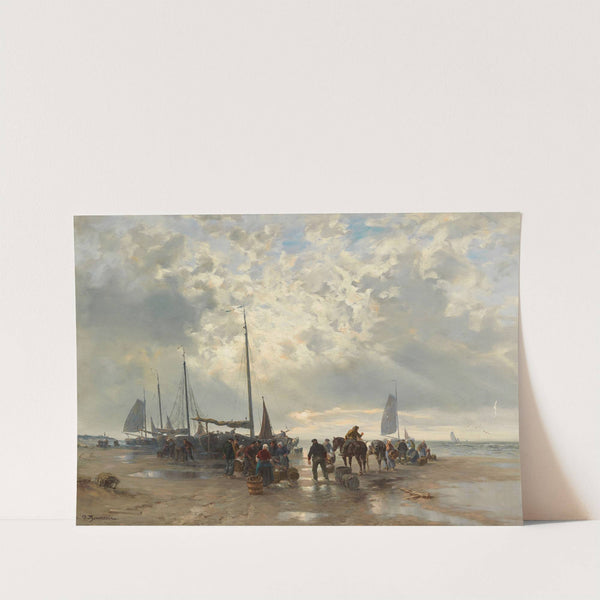 Heimkehr der Fischer by Désiré Thomassin