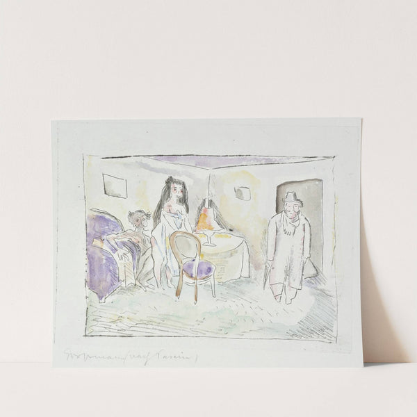 Heimkehr (nach Pascin) (1918) by Rudolf Grossmann