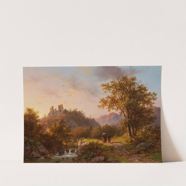 Heimkehr vom Markt (1844) by Johann Bernhard Klombeck