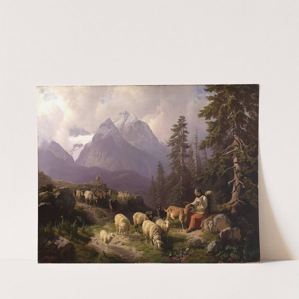 Heimkehr von der Alm by Robert Eberle