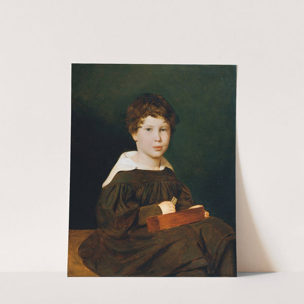 Heinrich Werner (1830 – 1861), der Sohn des Ehepaares Johann und Magdalena Werner (1835) by Ferdinand Georg Waldmüller