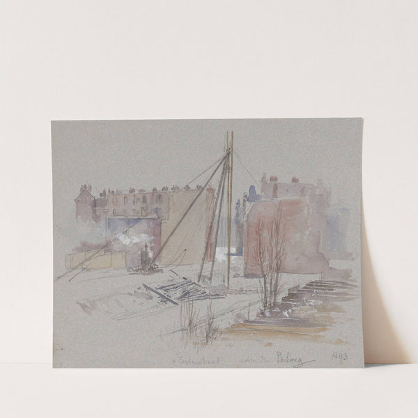 Heiwerkzaamheden aan de Van Eeghenstraat, achter de Parkweg by Jan Hoynck van Papendrecht