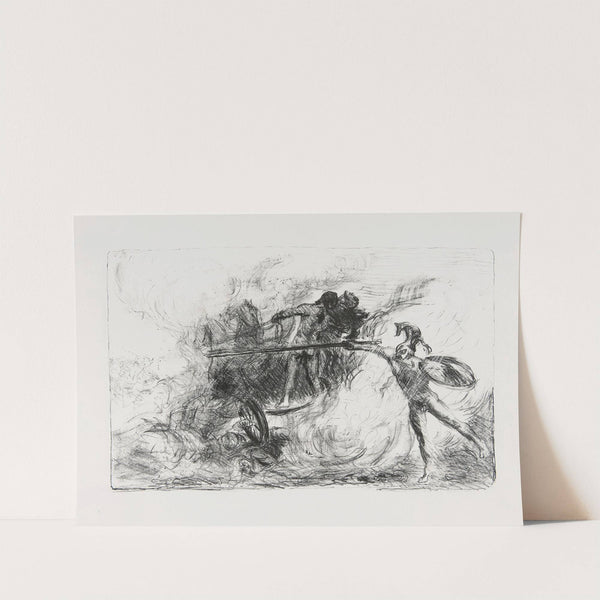 Hektor entgeht Achill (1907) by Max Slevogt