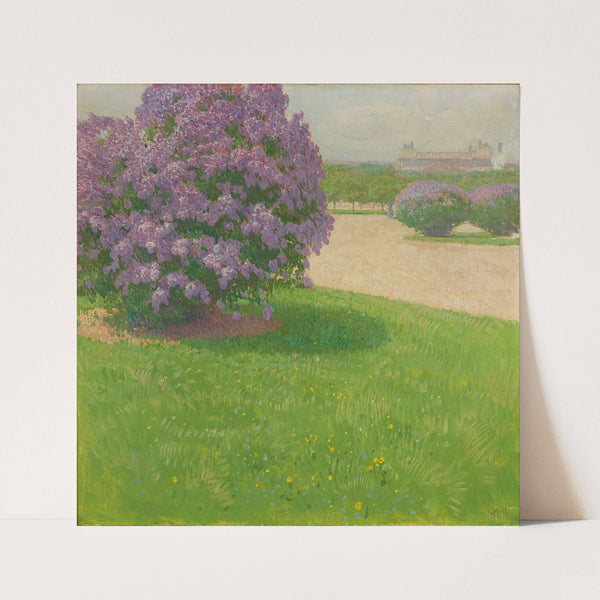 Heldenplatz mit Flieder (1900) by Carl Moll