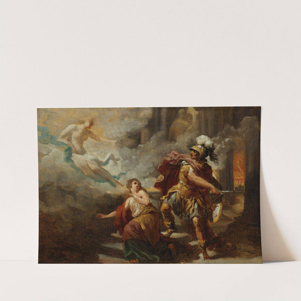 Helen Saved by Venus from the Wrath of Aeneas by Jacques Sablet