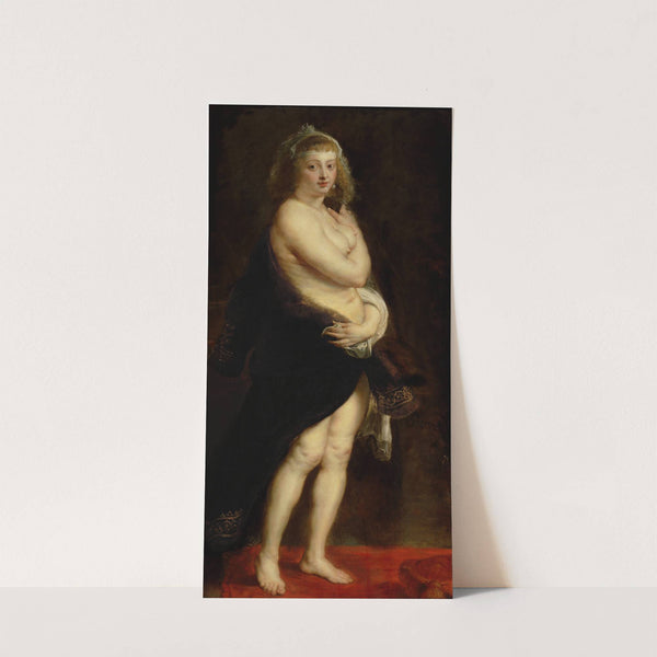Helena Fourment in a Fur Robe by Peter Paul Rubens