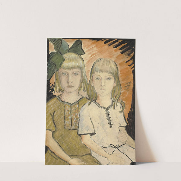 Helga und Eva Goerger by Otto Mueller