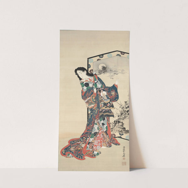 Hell Courtesan (1871-89) by Kawanabe Kyōsai