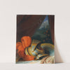Helmet and round shield Possibly detailed study of ‘Chlorinden’s baptism’ (before 1809) by Johann Peter Krafft