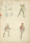 Helmets and various other pieces of armor 1400, 1397, 1475, 1480; Cross bowman; Cross bowman no. 1; Cross bowman no. 2