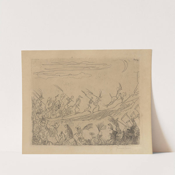 Helse optocht by James Ensor