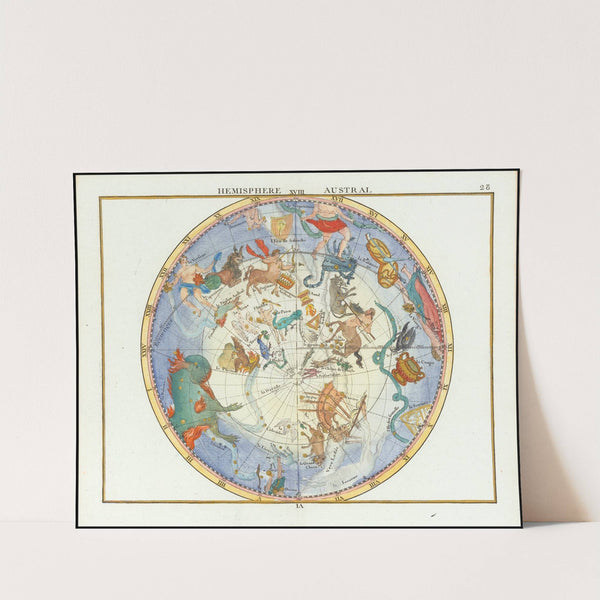 Hemisphere Austral (1776) by John Flamsteed