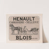 Henault – carrosserie, sellerie. Blois (Loir et Cher) (1877) by Imp. Brice Thomas