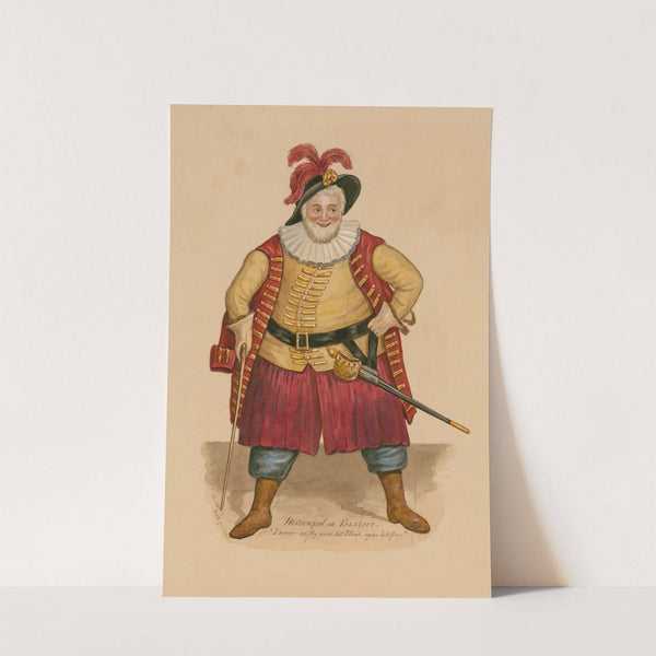 Henderson as Falstaff by Victor Moblard