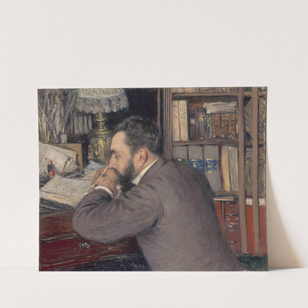Henri Cordier by Gustave Caillebotte
