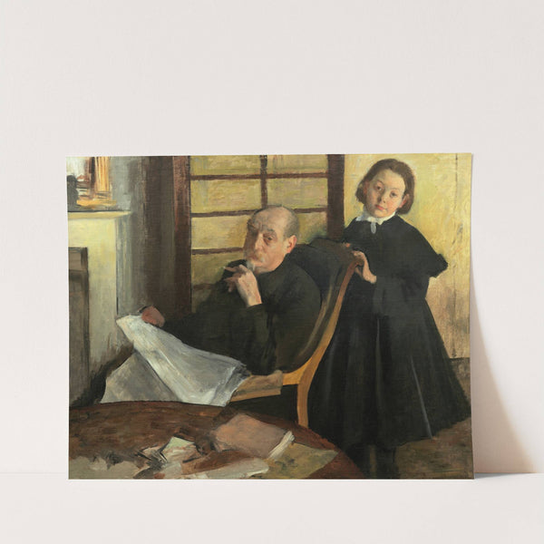 Henri Degas and His Niece Lucie Degas (The Artist’s Uncle and Cousin) (1875-76) by Edgar Degas