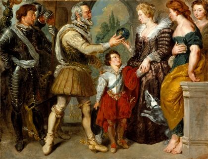Henri IV Conferring the Regency upon Marie de’ Medici (1834)