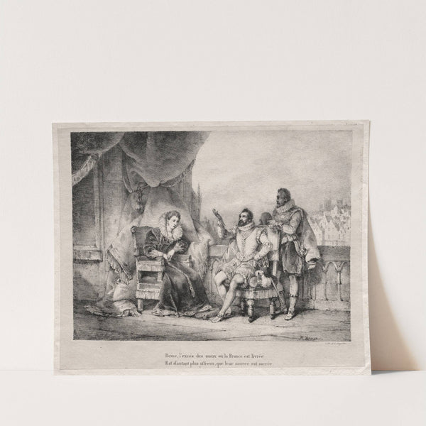 Henri IV with Queen Elizabeth (1822) by Horace Vernet