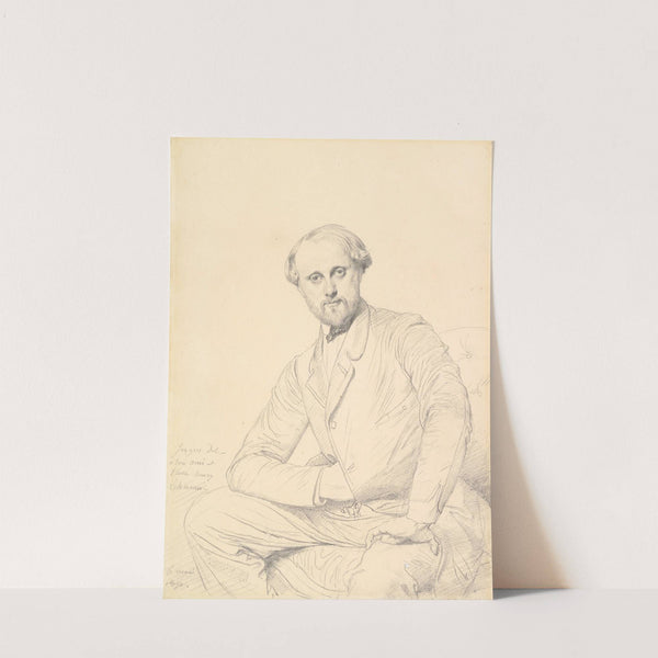 Henri Lehmann (1850) by Jean Auguste Dominique Ingres