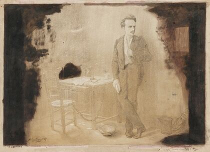 Henri Rochefort à la prison de Mazas