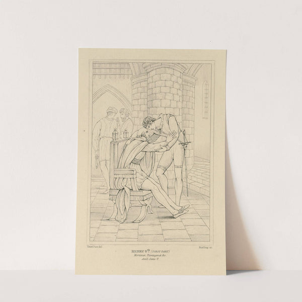 Henry 6th (first part), Mortimer, Plantagenet &c. act II, scene V (19th century) by William Francis Starling