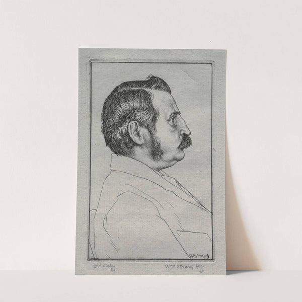 Henry Austin Dobson, No. 2 (1894) by William Strang