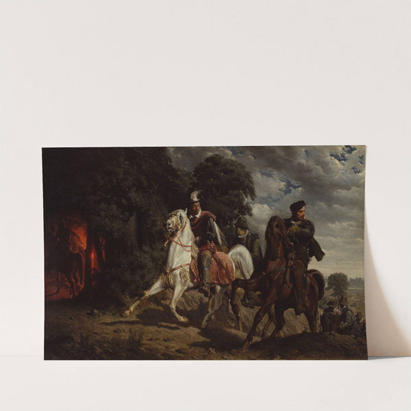 Henry de Valois Fleeing Poland (1860) by Artur Grottger