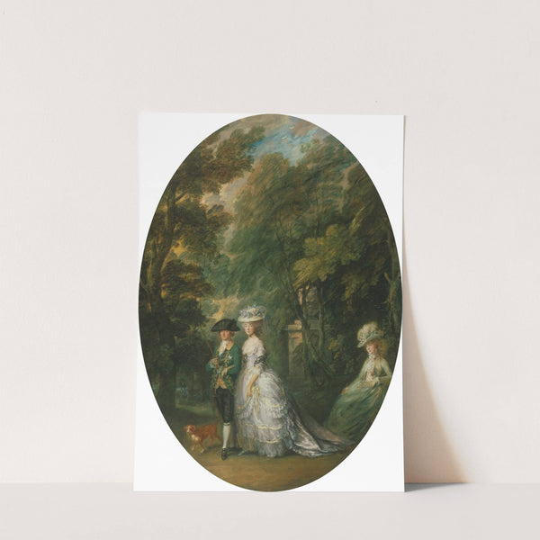 Henry, Duke of Cumberland (1745-90) with the Duchess of Cumberland (1743-1808) and Lady Elizabeth Lu... by Thomas Gainsborough