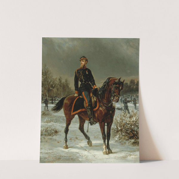 Henry Houssaye (1848-1911), historien et critique, en uniforme de sous-lieutenant de mobiles, en 1871 by Olivier Pichat