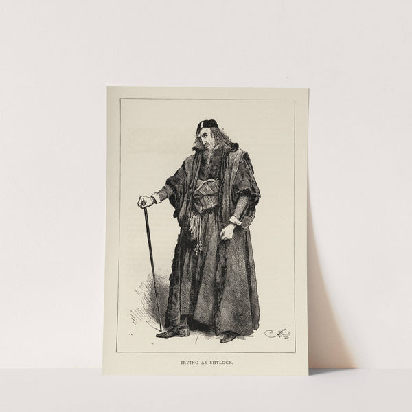 Henry Irving as Shylock in Shakespeare’s Merchant of Venice by Frederick Barnard